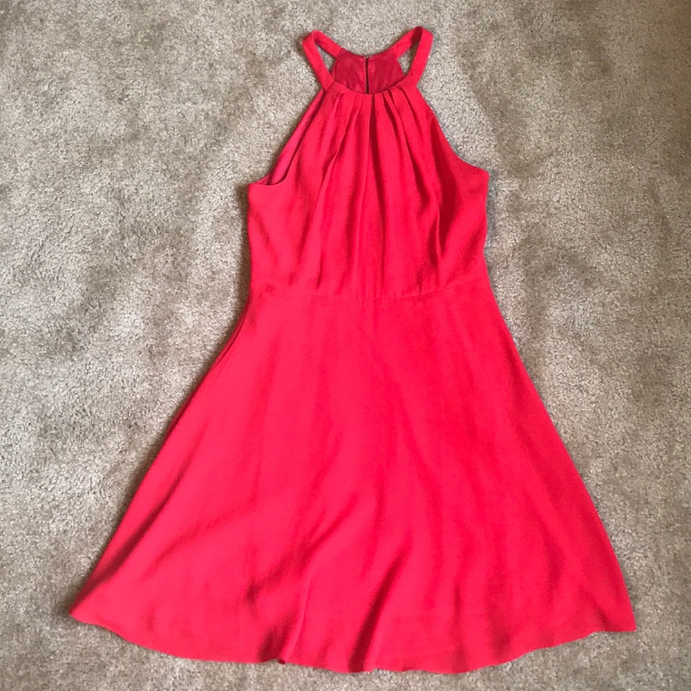 Express red halter dress Size 2